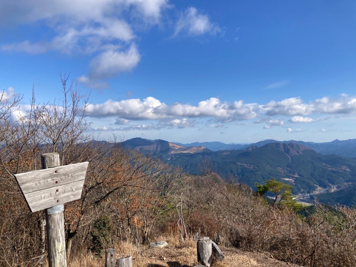 (4)大パノラマ!住塚山・国見山ハイキング・弁当付き付(近鉄榛原駅送迎あり)約6時間